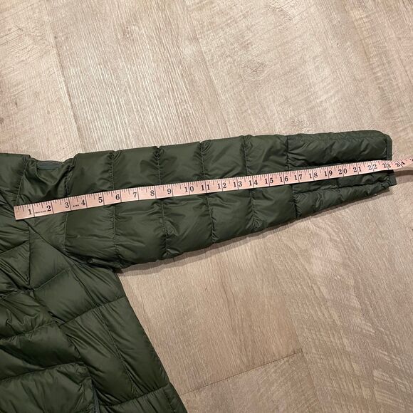 Lole Le Claudia 100% Real Down moss green jacket, size M - Picture 11 of 13